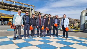 بازدید کارشناسان شرکت اروم تریلر از مجتمع فولاد مبارکه